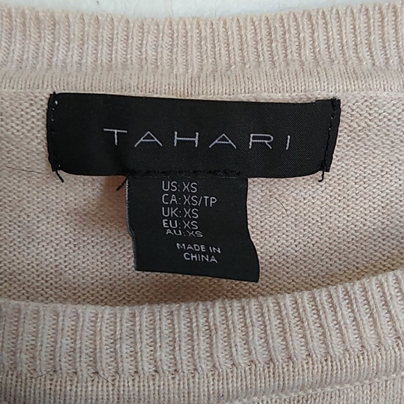 Tahari Button-Sleeved Sweater - Picture 2 of 12